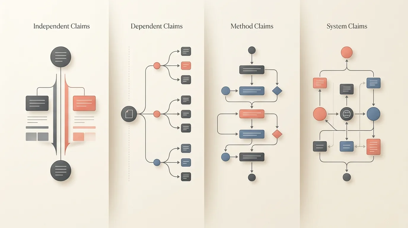 Types of Patent Claims: Independent, Dependent, Method, System, and ...
